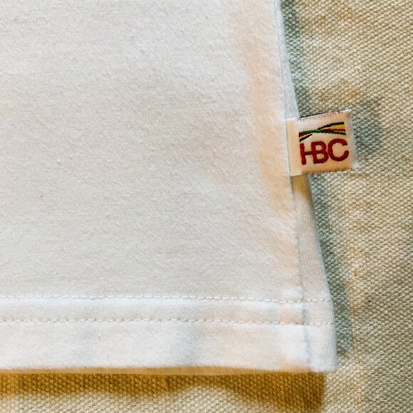 Women's HBC Vancouver 2010 Winter Olympics Ringer S/S Tee, White, Sz M - Picture 3 of 6